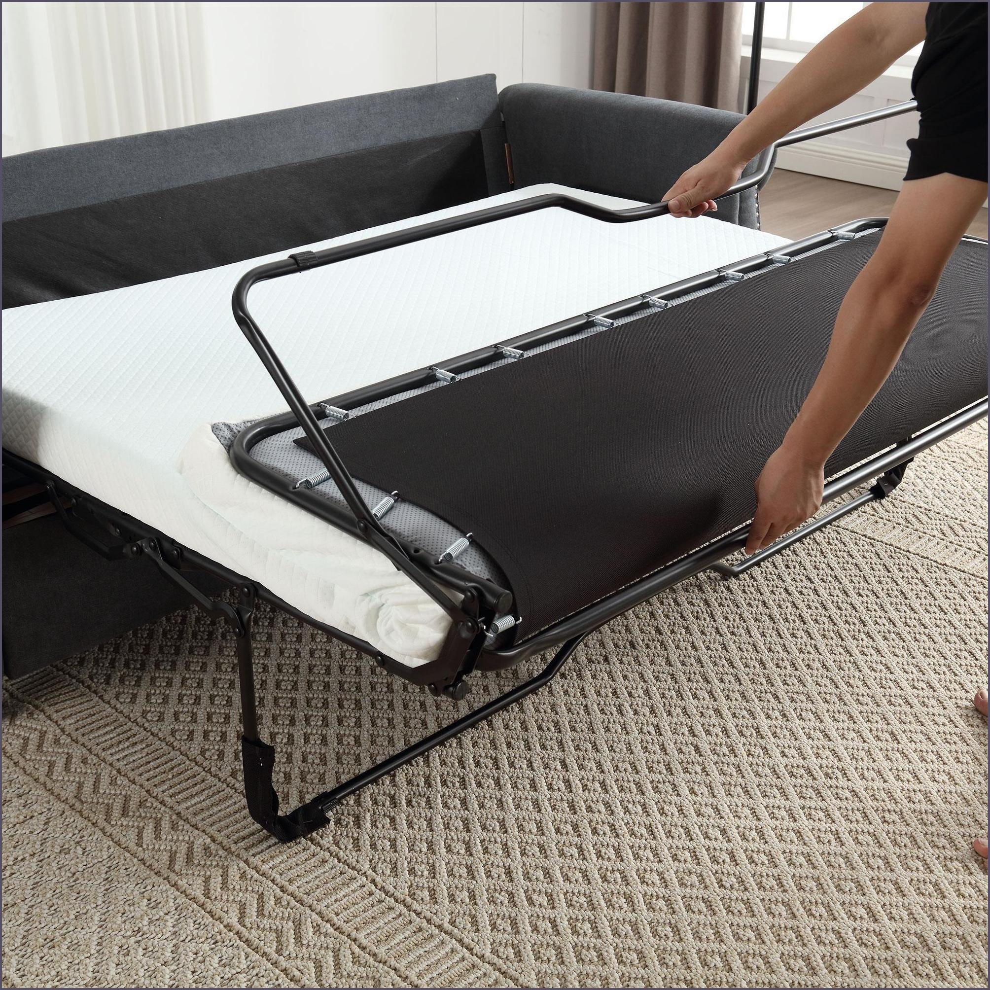 August Grove® Sofas | 80.7'' 2-in-1 Convertible Sofa Bed with Large
